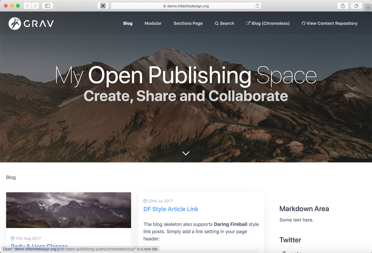 Open Publishing Space